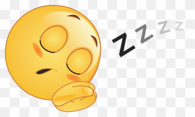 Sleeping Emoji Sticker - Emoji Sleepy Clipart,Sleeping Emoji
