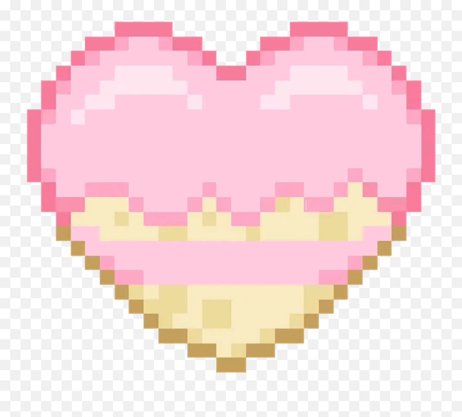 Sweets Candy Cookie Pink Cute Kawaii - Pink Pixel Heart Png Emoji,Doom Emoji