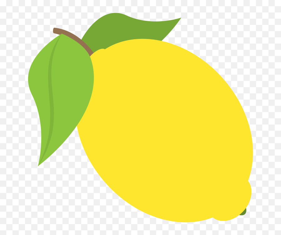 Emojione 1f34b - Cartoon Lemon Clipart Emoji,Snapchat Emoji List