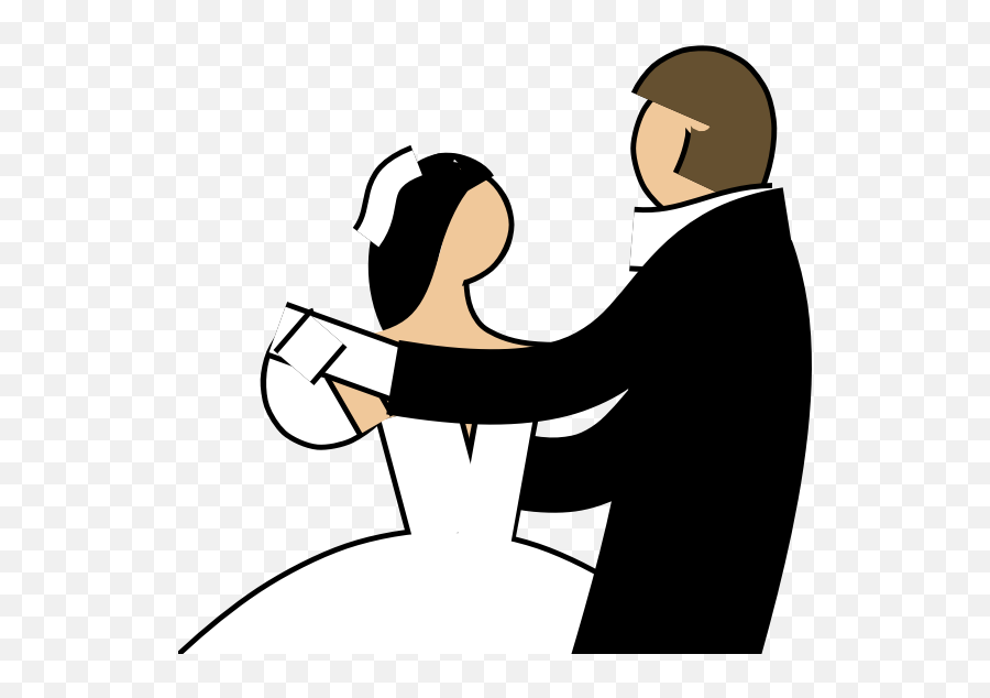 Couple Dancing Vector Image - Husband And Wife Png Emoji,Emoji Blowing Kisses