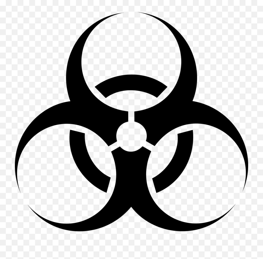 Biohazard Symbol Svg Vector File Vector Clip Art Svg File - Biohazard Png Emoji,Biohazard Emoji