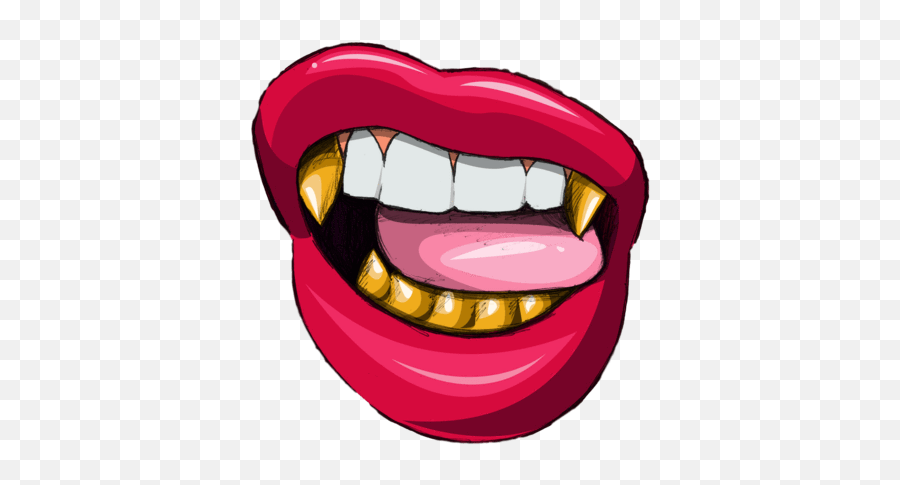 Teeth Grill Png Picture - Cartoon Lips With Gold Teeth Emoji,Gold Teeth Emoji