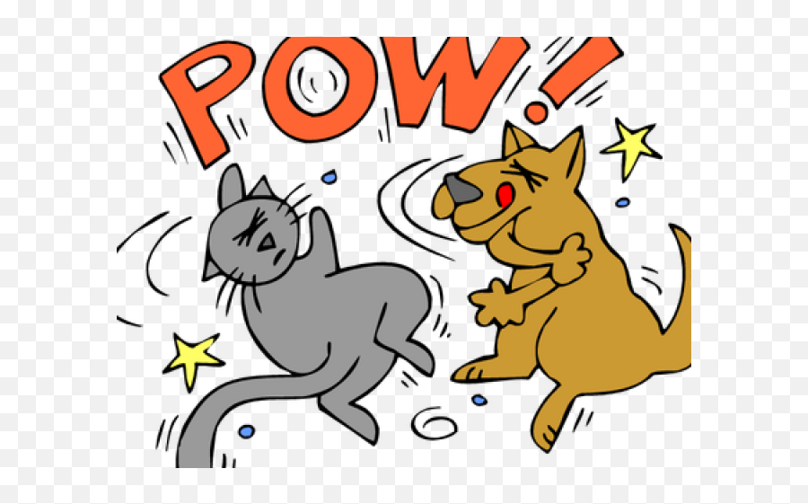 Boys Free Clip Art Stock Illustrations - Dog And Cat Fighting Clipart Emoji,Fighting Emoji