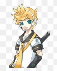 What The Fuck Youre Here Too Len - Len Kagamine Project Diva Emoji,Chainsaw Emoji