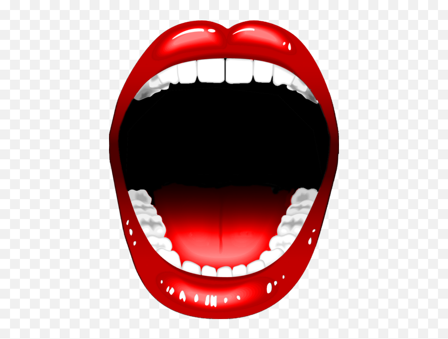 Mouth Clipart Web - Clipartix Open Mouth Clipart Emoji,Open Mouth Smile Emoji