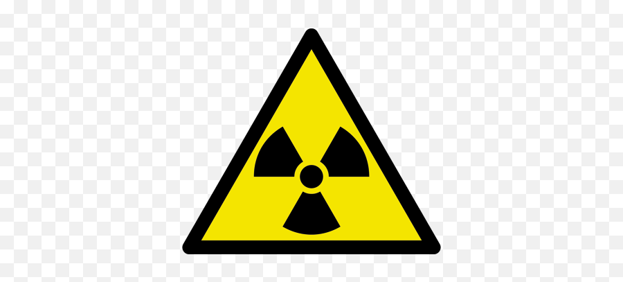 Radioactive Sign Toilet Sticker - Slip Hazard Signs Emoji,Radioactive Emoji