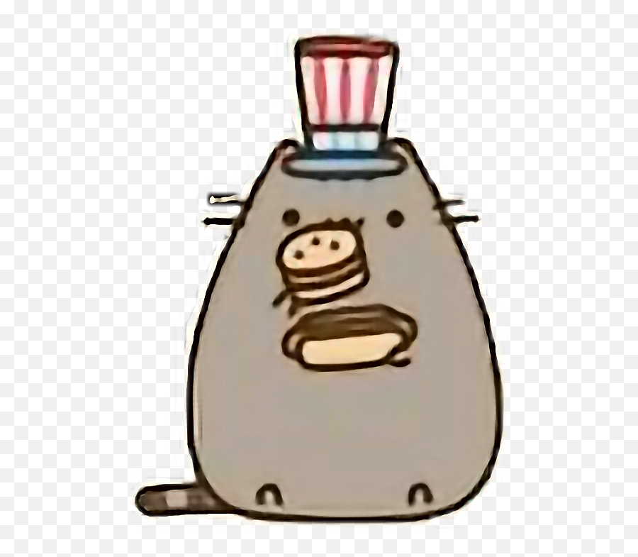 Pusheen Laborday America Bbq Freetoedit - Pusheen Cat Pusheen Happy Labour Day Emoji,Labor Day Emoji