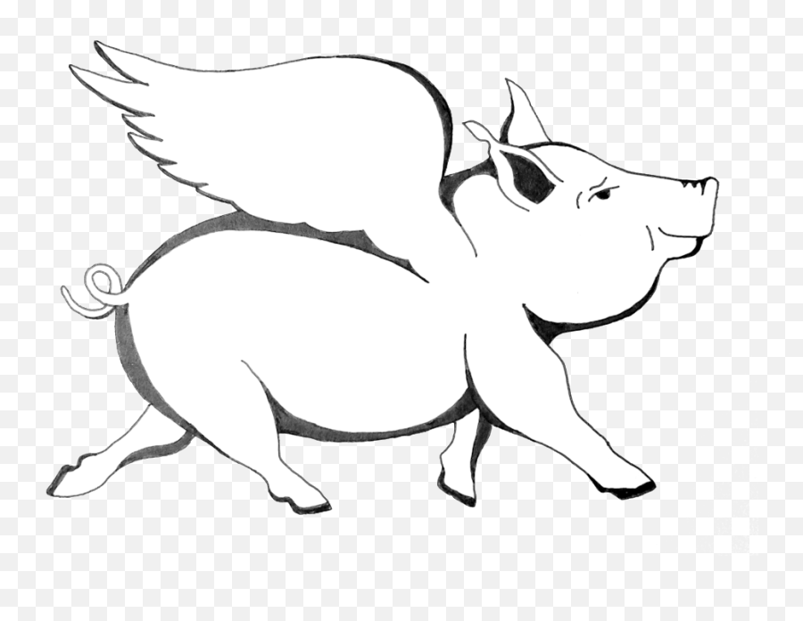 Flying Heart Transparent Png Clipart - Flying Pig Free Svg Emoji,Flying Pig Emoji