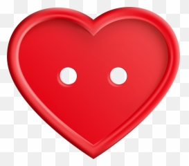 Heart Button Clipart Emoji,Red Heart Emoticon