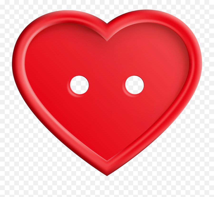Heart Button Clipart Emoji,Red Heart Emoticon