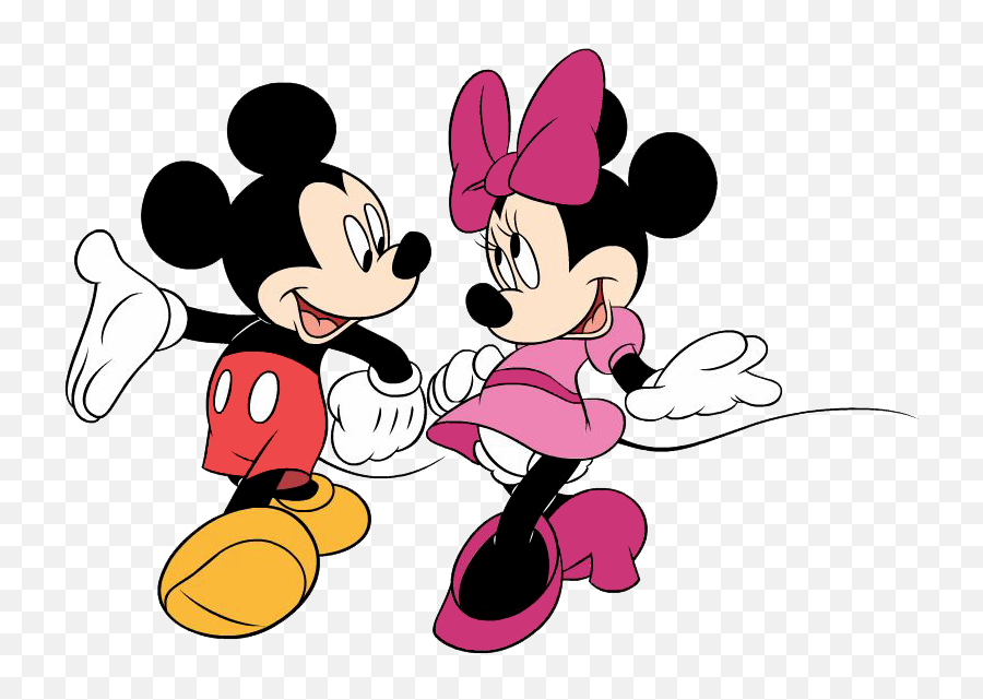 Minnie And Mickey Mouse Clipart - Mickey Mouse And Minnie Mouse Clipart Emoji,Minnie Emoji