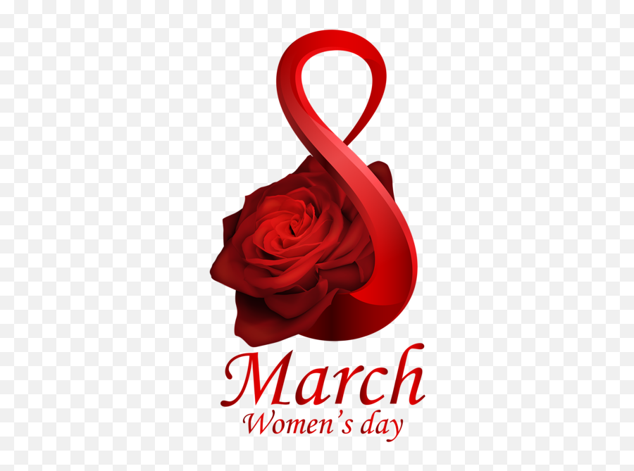 Womens Day With Rose Png Clip Art Image - Garden Roses Emoji,Women's March Emoji