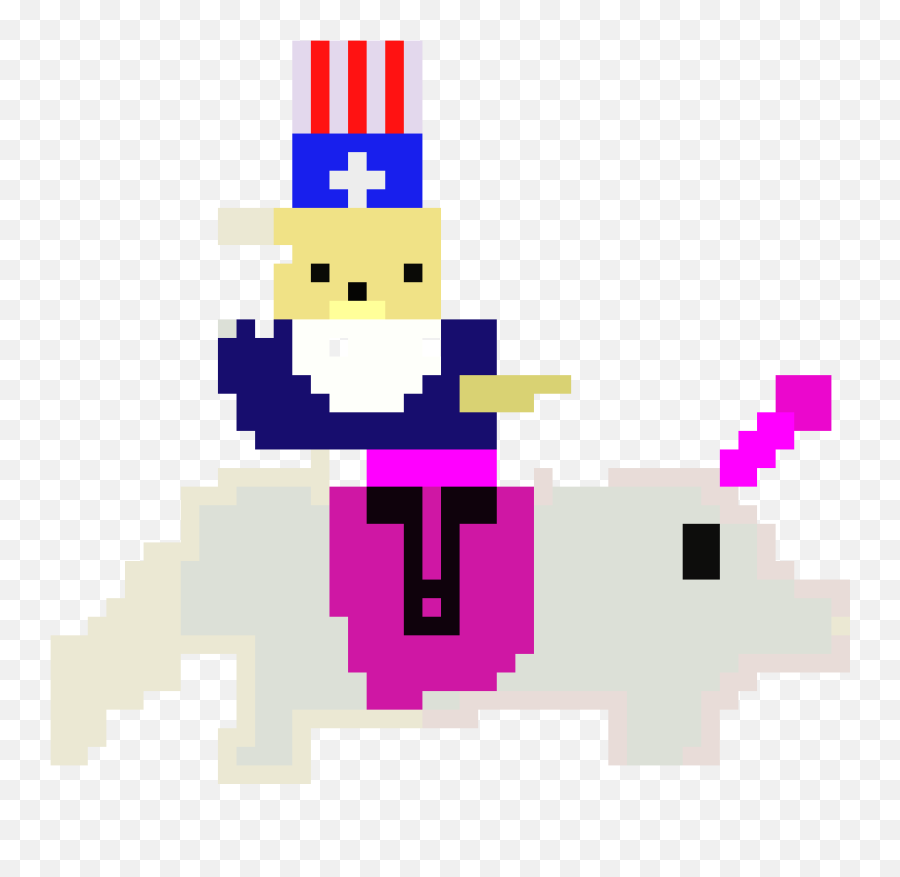 Pixel Art Gallery - Pixel Uncle Sam Emoji,Uncle Sam Emoji