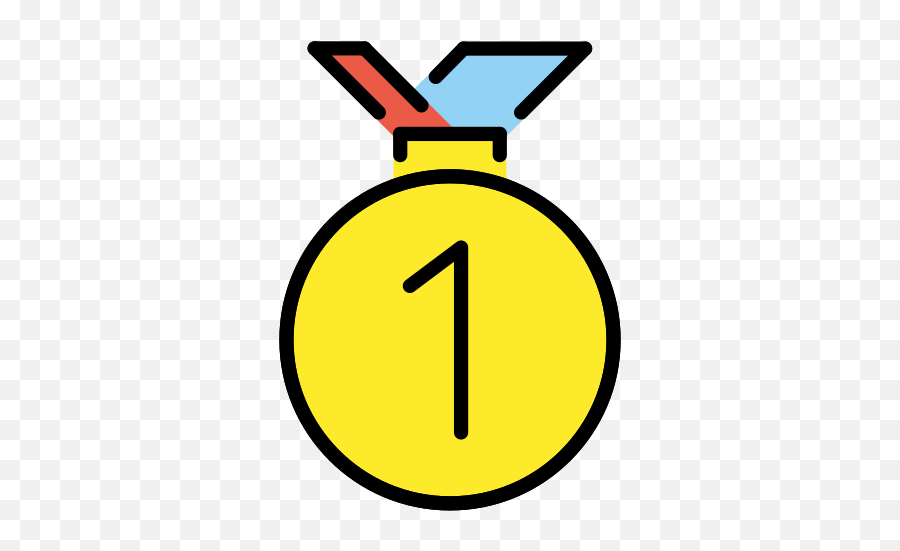 1st Place Medal Emoji - Medalla 2 Png,1st Emoji