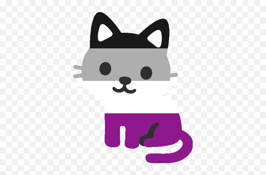 Bi Aroaces For Aroaces Discord Emoji Pride Set Kitty Cat - Transparent Android Cat Emoji,Kitty Emojis