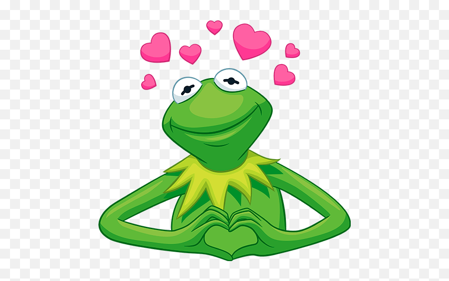 Vk Stickers Kermit For Free - Pond Frogs Emoji,Kermit Emoji