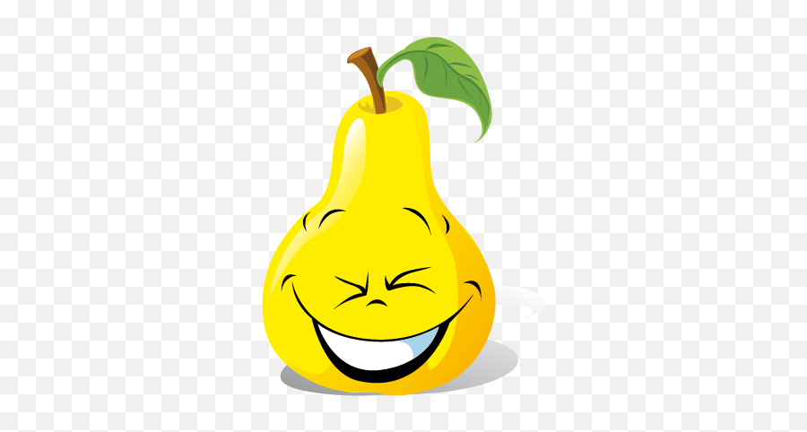 Download Hd Pears Sp Emoji Stickers Messages Sticker - Fruit Clip Art Cartoon,You Re Welcome Emoji