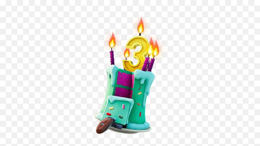 How To Get The Free Fortnite Take The Cake Birthday Emote - Fortnite Cake Back Bling Emoji,Emoji Cake Party