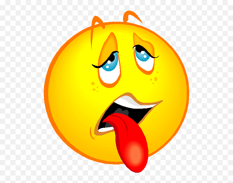 So Tired Smiley - Disgusted Face Clipart Emoji,Exhausted Emoji - free