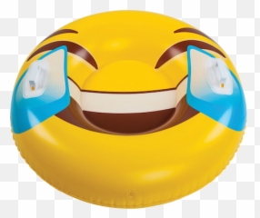 Bigmouth Giant Tears Of Joy Emoji Snow Tube - Sled