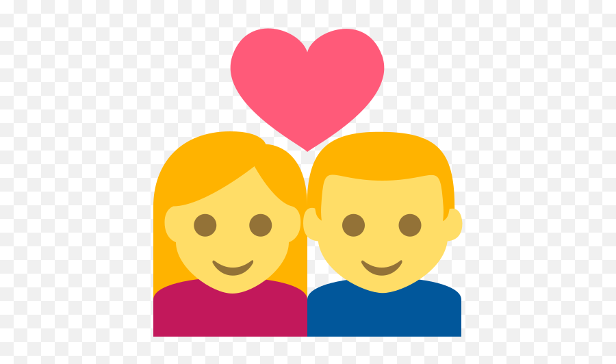 Emojione 1f491 - Couple With Heart Emoji,Whatsapp Emoji Meaning