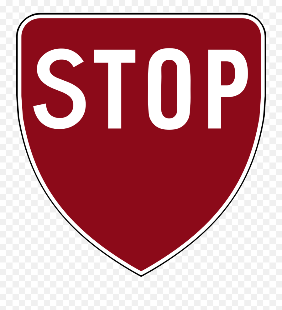 Papua New Guinea Stop Sign - Clip Art Emoji,Stop Sign Emoji