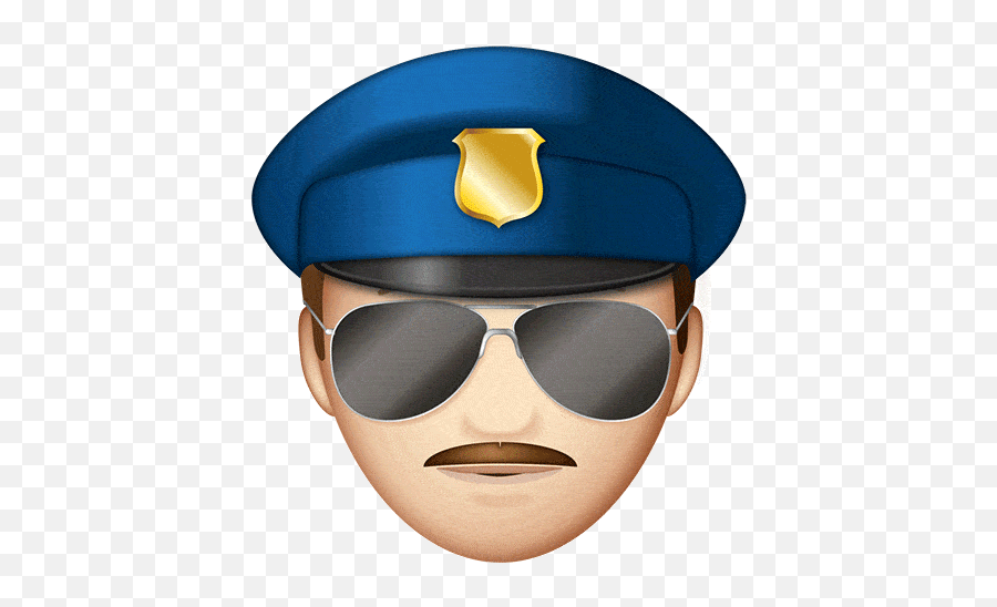 Police - Transparent Police Officer Animated Gif Emoji,Emoji Police