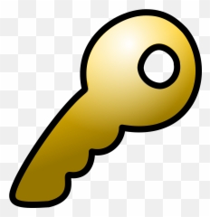 Key Gold Symbol Unlock Icon - Emoji
