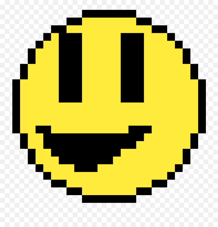 Pixilart - Funny Easy Pixel Art Emoji,Bad Emoji