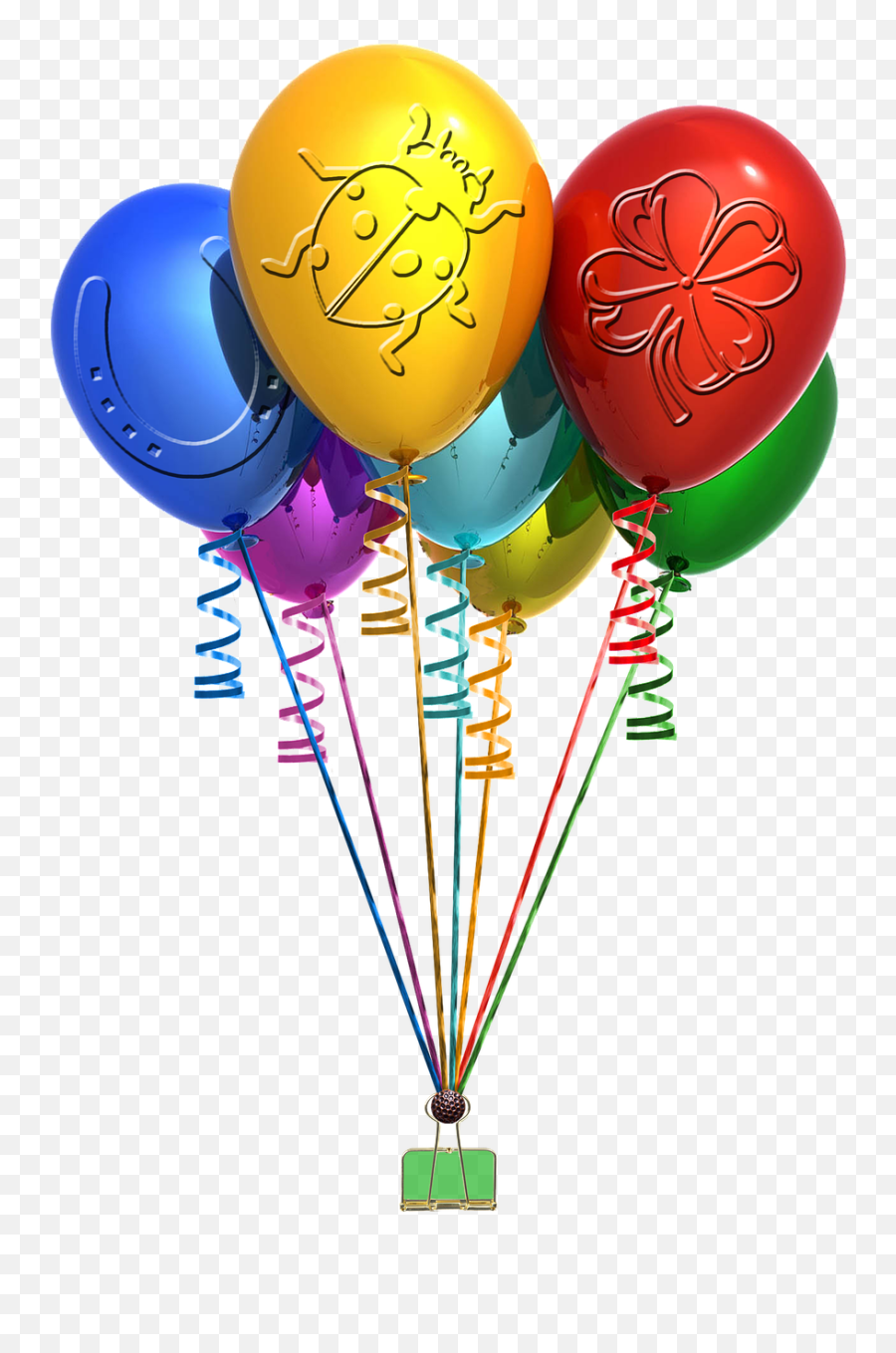 Colorful Balloons Balloon Color - Balon Birthday Emoji,Birthday Balloon Emoji