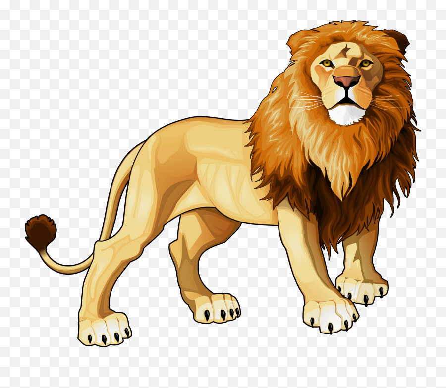 Cute Lion Clip Art Dromgac Top 2 - Transparent Lion Clipart Emoji,Lion Emoji Png