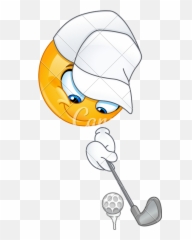 Golfer Man Play Sport Golf - Golf Player Png Emoji,Golfer Emoji - free ...