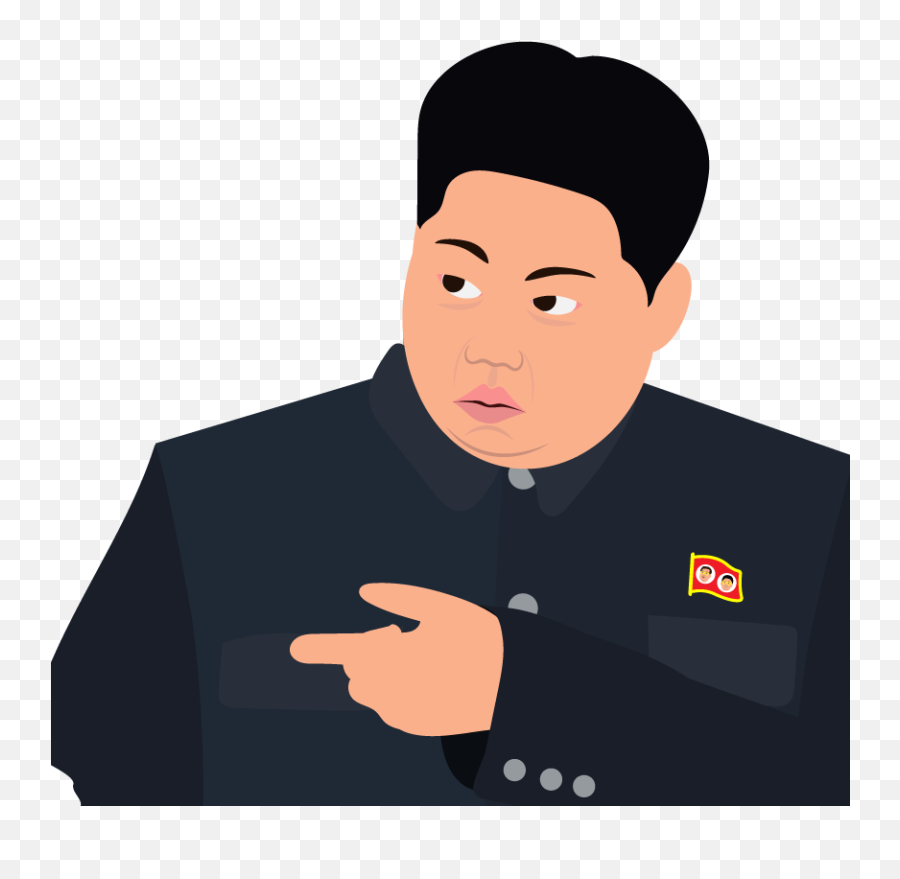 Kim Jong Emoji Png Image - Kim Jong Un Discord Emote,Pointing Emoji Png