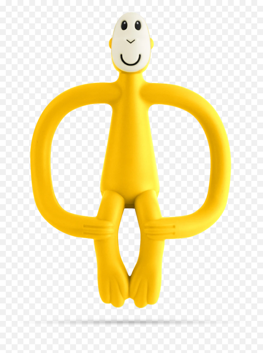 Teething Toy - Matchstick Monkey Yellow Emoji,Dancing Emoticon Facebook