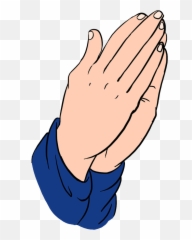Praying Hands Png - Cartoon Clipart Emoji