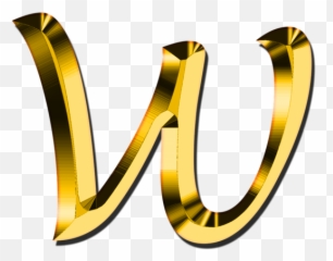 Download Free Png Small - Gold Letter W Png Emoji,Letter W Emoji