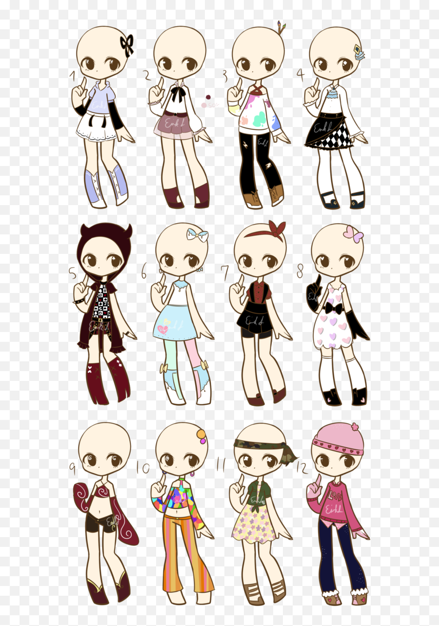 Anime Outfits - Female Cute Oc Outfits Emoji,Fencer Emoji