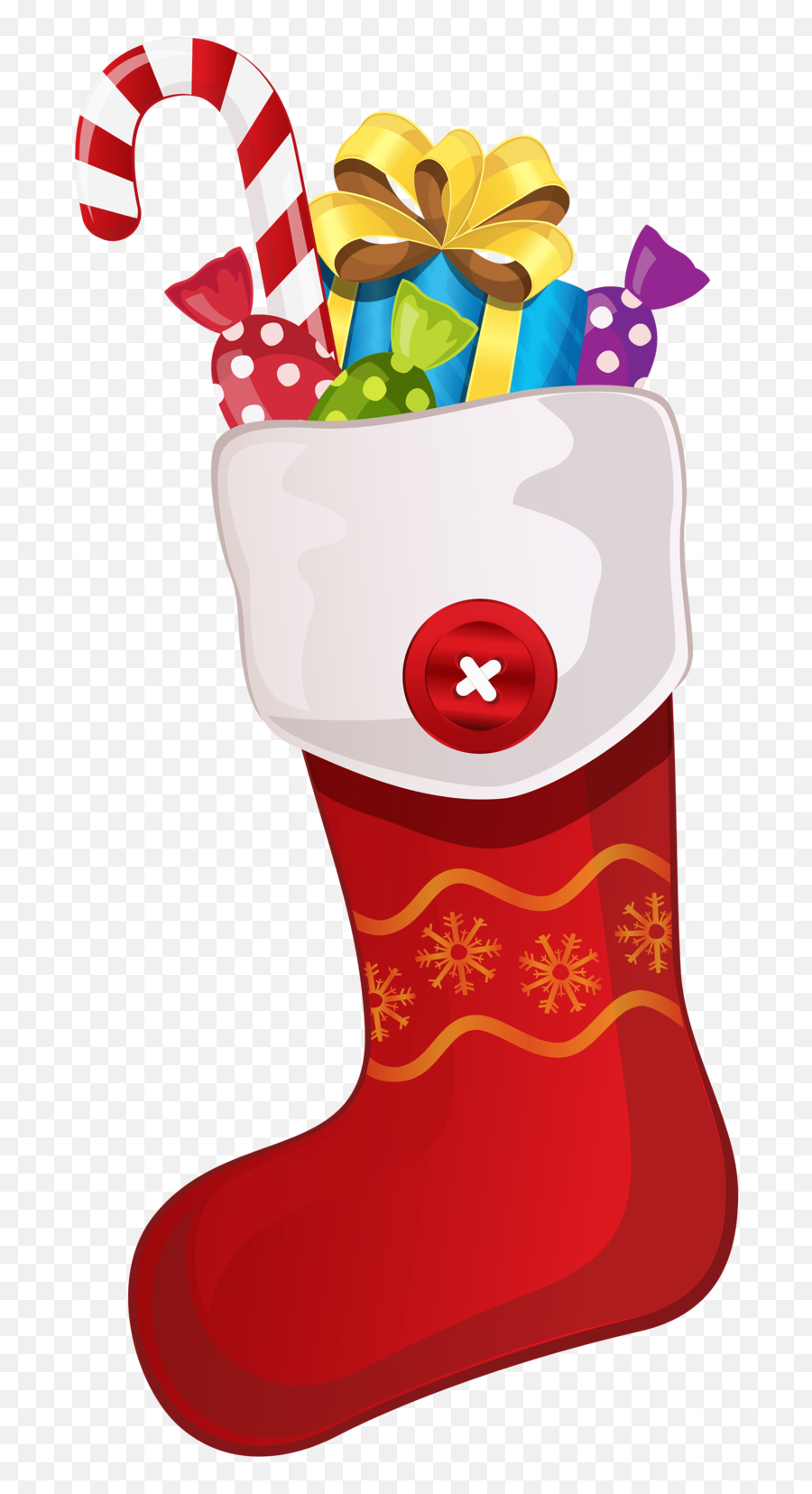 Red - Christmas Socks Clip Art Emoji,Christmas Stocking Emoji