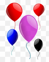 Free Floating Balloon Vectors - Clipart Animated Emoji