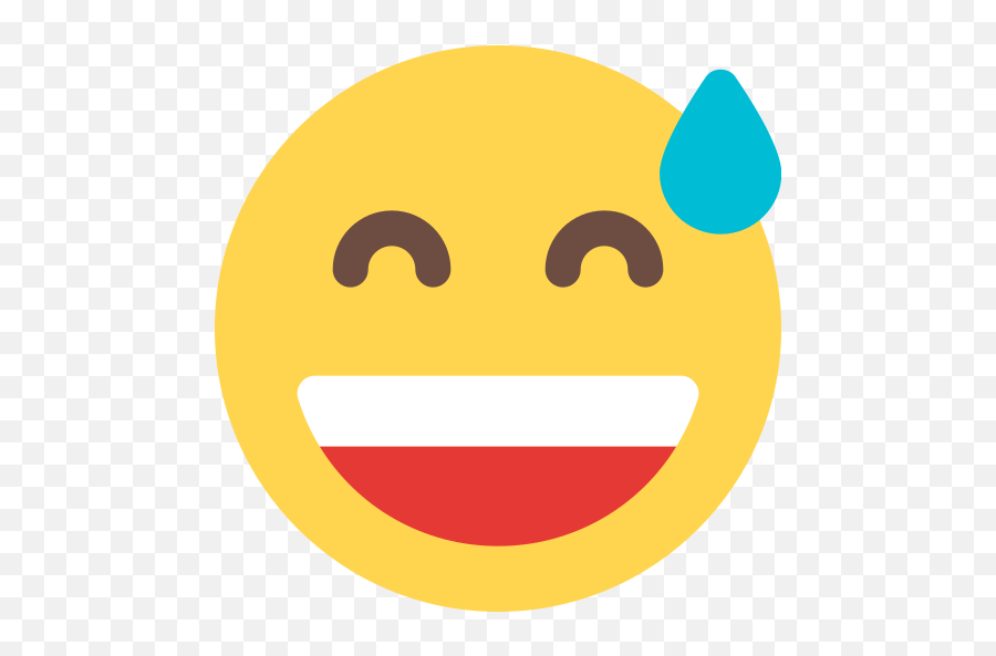Sweat - Free Smileys Icons Smiley Emoji,Cold Sweat Emoji