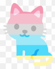 Queer Emojis - Cat Playing With Yarn
