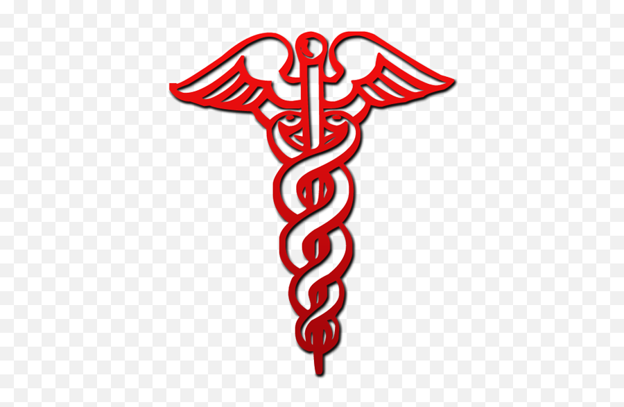 Red Nurse Symbol Clipart - Medical Symbol Red Png Emoji,Caduceus Emoji