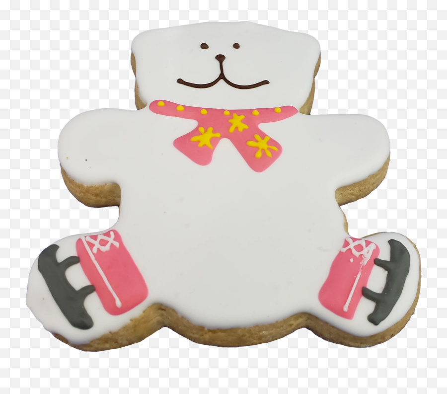 Skating Bear Cookie - Bizcochito Emoji,Biscuit Emoji