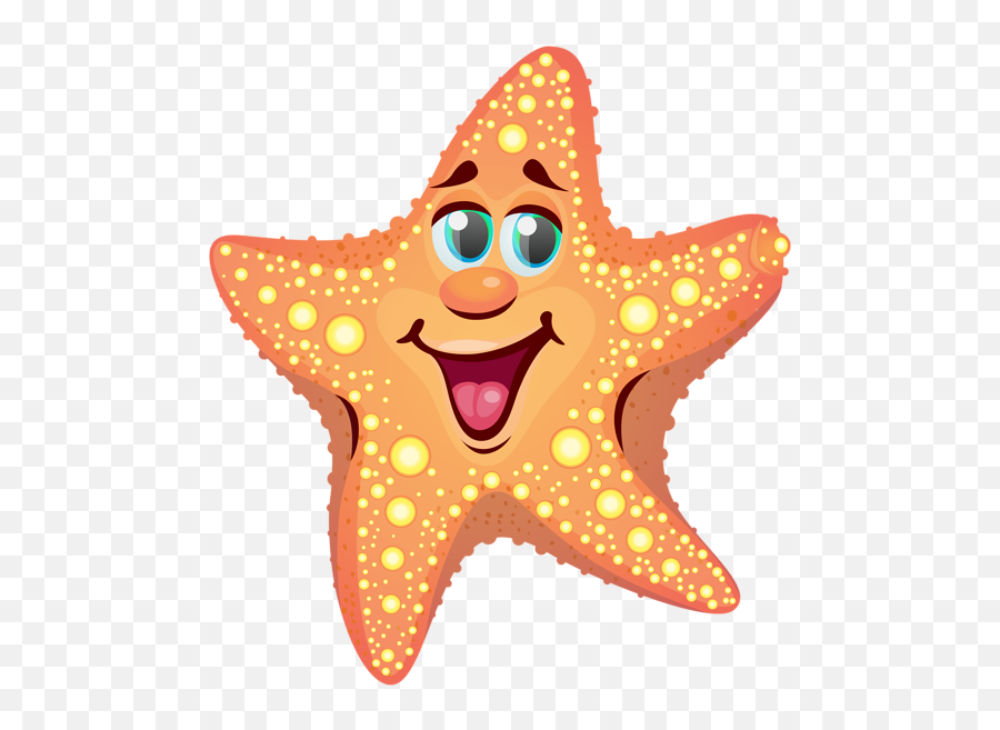 Clipart Starfish - Starfish Png Clipart Emoji,Starfish Emoji