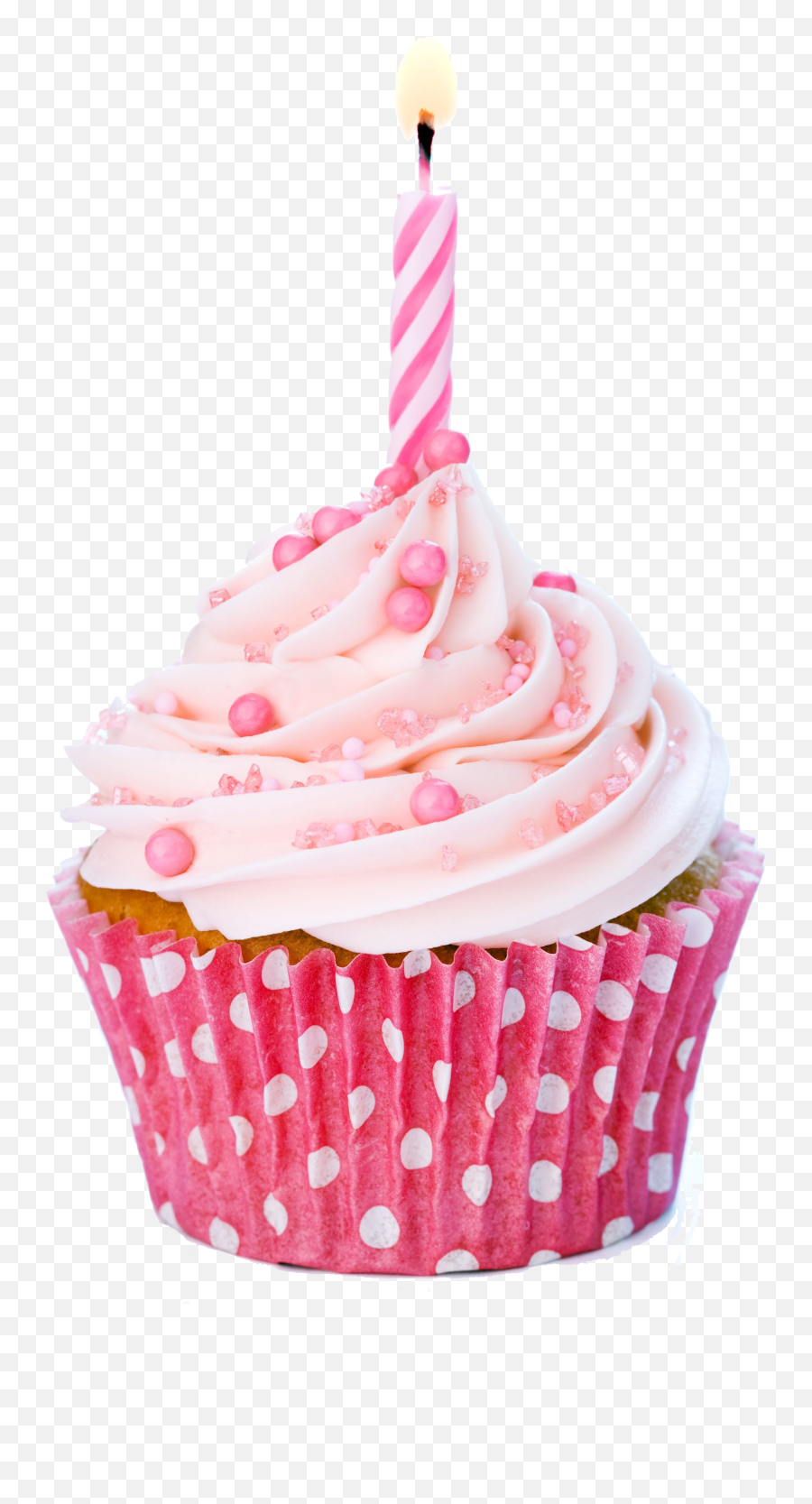 Icing Cupcake Birthday Cake Candle - Birthday Cupcake Png Emoji,Birthday Cake Emoticon Facebook