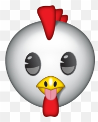 Emoji U2013 The Official Brand Chicken Face With Red Tongue - Cartoon,Fox Face Emoji