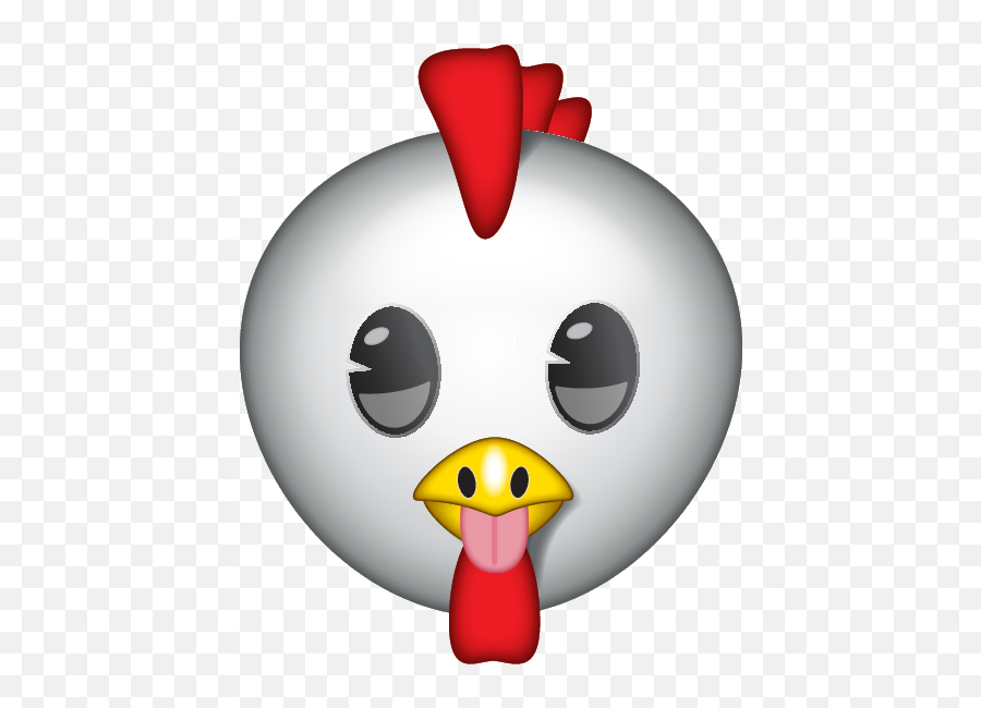 Emoji U2013 The Official Brand Chicken Face With Red Tongue - Cartoon,Fox Face Emoji