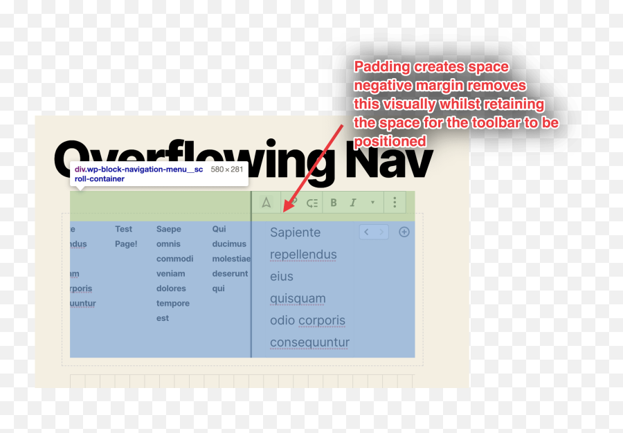Fix Nav Block To Allow Overflow Scroll When There Are Many - Screenshot Emoji,Emoji Level 79