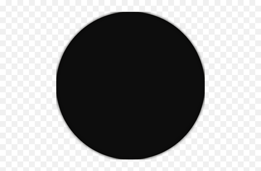 Blackball - 500 X 500 Circle Emoji,Black Circle Emoji