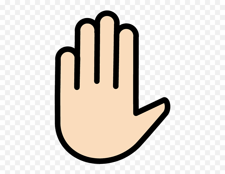 Raised Hand Emoji Clipart - Raising Hand Hand Raise Clipart,Raised Hand Emoji